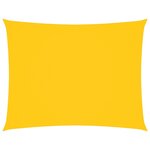 vidaXL Voile de parasol tissu oxford rectangulaire 3x6 m jaune