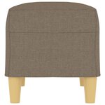 vidaXL Banc Taupe 70x35x41 cm Tissu