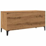 vidaXL Armoire à disques chêne artisanal 100x38x48cm bois d'ingénierie