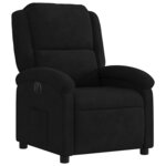 vidaXL Fauteuil inclinable électrique noir velours