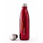 YOKO DESIGN Bouteille isotherme double paroi 500 ml rouge brillant