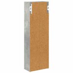 vidaXL Armoire murale de salle de bain Gris Béton 20 x 10 x 60 5 cm