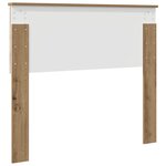 vidaXL Tête de lit Chêne artisanal 100 cm Bois d'ingénierie