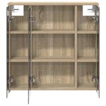 vidaXL Armoire Miroir de Salle de Bain Chêne Sonoma
