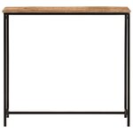 vidaXL Table console 80x30x74 cm bois massif de manguier et fer