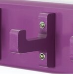 Patere violet avec crochets a cles