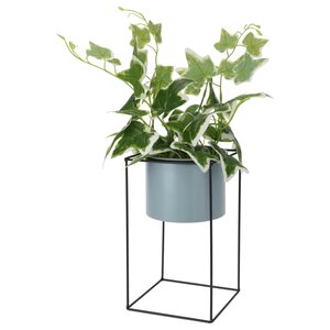 H&S Collection Plante artificielle en pot avec support en métal 44 cm