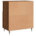 vidaXL Buffets 2 Pièces chêne marron bois d'ingénierie