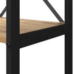 vidaXL Bibliothèque chêne artisanal 60 x 30 x 153 cm Bois d'ingénierie