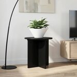 vidaXL Support de Plante 2 pièces Noir 40 x 40 x 40 cm