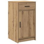 vidaXL Table de Toilette avec tiroir 3 Pièces Marron 50 x 41 x 135 cm