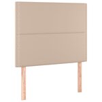 vidaXL Cadre de lit avec tête de lit Cappuccino 120x200 cm Similicuir