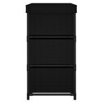 vidaXL Armoire de rangement avec 6 tiroirs 55x29x55 cm Noir Acier