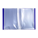 Protège-documents polypropylène souple 24 x 32 cm* - 100 vues  - bleu