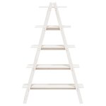 vidaXL Étagère 5 niveaux en forme de A 110x40x180 5 cm bois pin massif