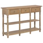 vidaXL Table console 110x30x76 cm bois d'ingénierie