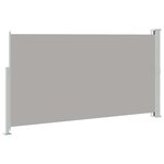 vidaXL Auvent latéral rétractable de patio 160 x 300 cm Gris