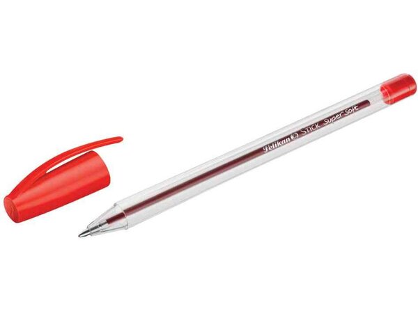 Stylo à bille STICK super soft Pte Moyenne Rouge PELIKAN