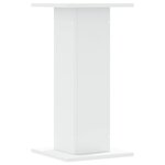 vidaXL Supports pour plantes 2 Pièces blanc 30x30x60 cm bois d'ingénierie