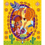 Jeu créatif - Tableaux mosaïques - Poney et licorne - 3 modèles + mosaïques en mousse - Janod