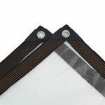 vidaXL Housse de protection plantes avec œillets 1x5 m polyéthylène