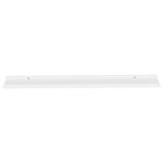 vidaXL Étagères murales 2 Pièces Blanc 115x9x3 cm
