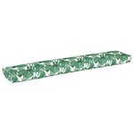 vidaXL Coussin de palette Floral Motif de feuille 200 x 40 x 8 cm