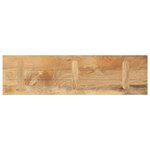 vidaXL Dessus de table 100x20x2 5cm rectangulaire bois massif manguier