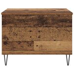 vidaXL Table basse Bois Ancien 60 x 44 5 x 45 cm Bois d'ingénierie
