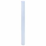 vidaXL Film de fenêtre statique dépoli gris transparent 90x1000 cm PVC