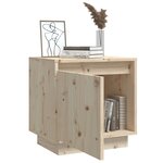 vidaXL Tables de chevet 2 Pièces 40x30x40 cm Bois de pin solide