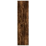 vidaXL Garde-robe chêne fumé 100x50x200 cm bois d'ingénierie