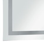 vidaXL Miroir à LED pour salle de bains et capteur tactile 60x100 cm