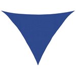 vidaXL Voile d'ombrage 160 g/m² triangulaire bleu 4x4x5 8 m PEHD