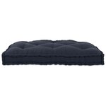 vidaXL Coussin de canapé sur palette Anthracite tissu