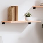 vidaXL Étagère murale 60x30x2 cm bois de chêne massif non traité