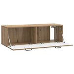 vidaXL Meuble TV mural 98 x 31 x 30 cm Chêne artisanal
