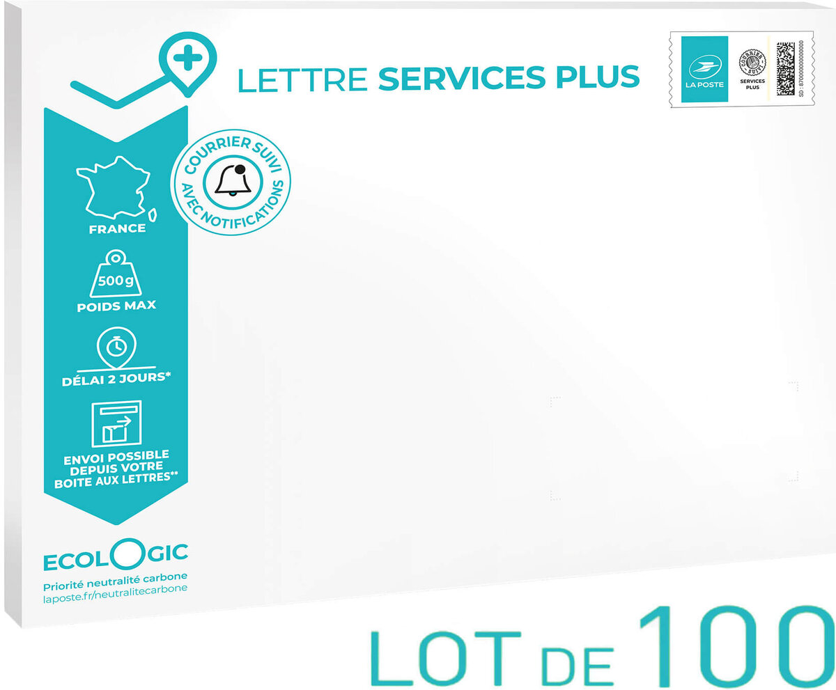 Prêt-à-Poster - Lettre Services Plus - S - Pochette cartonnée 33 x 25 ...
