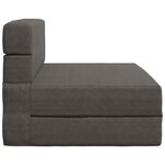 vidaXL Canapé-lit pliable Gris foncé 70 x 72 x 60 cm Tissu