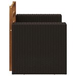 vidaXL Sofa de milieu extérieur Naturel