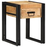 vidaXL Table d'appoint Marron 40 x 40 x 50 cm bois de manguier massif