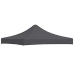 vidaXL Toit de tente de réception 3 x 3 m Anthracite