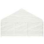 vidaXL Belvédère avec toit blanc 11 15x5 88x3 75 m polyéthylène