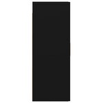 vidaXL Armoire murale suspendue Noir 69 5x34x90 cm