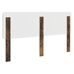 vidaXL Tête de lit Chêne fumé 200 cm Bois d'ingénierie