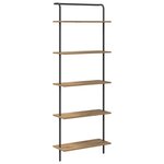 vidaXL Étagère chêne artisanal 60 x 24 x 168 cm Bois d'ingénierie