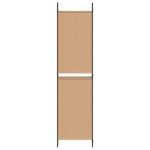 vidaXL Paravent à 6 panneaux Beige 300 x 200 cm Tissu