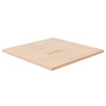 vidaXL Dessus de table carré 70x70x2 5 cm Bois chêne massif non traité