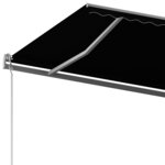 vidaXL Auvent automatique sur pied 500x350 cm Anthracite