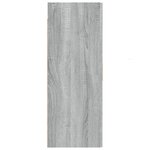 vidaXL Armoire murale suspendue Sonoma gris 69 5x34x90 cm